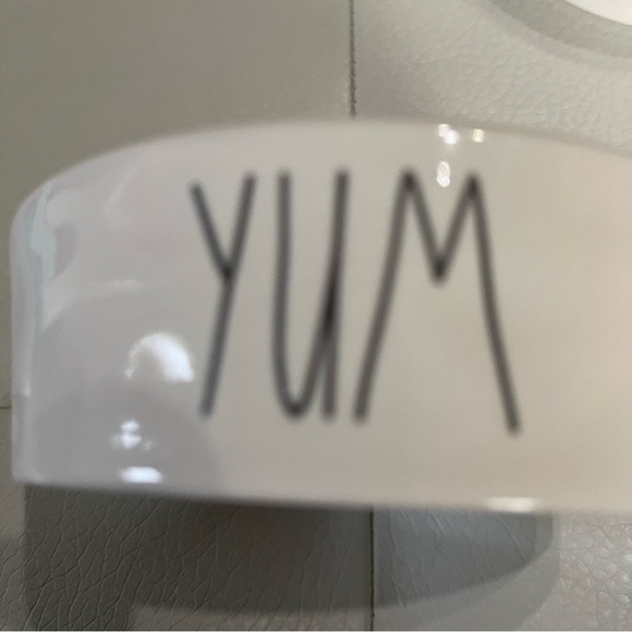 RAE DUNN Artisan Collection by Magenta Cat  Small Dog “YUM” Bowl NWT - Picture 2 of 5